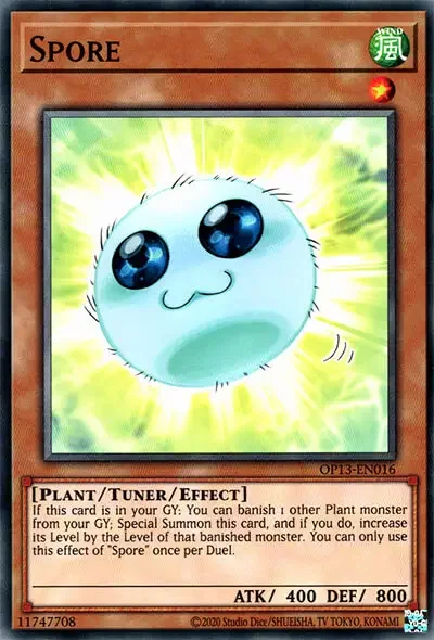 09 spore card yugioh 1 18 Best Plant Monsters in Yu-Gi-Oh!