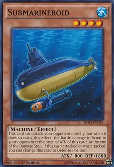 09 submarineroid card yugioh 1 15 Best Direct Attack Cards in Yu-Gi-Oh!