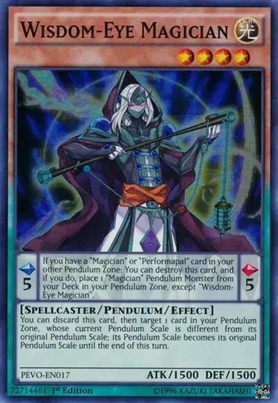 09 wisdom eye magician ygo card 1 18 Best Spellcaster Monster Cards in Yu-Gi-Oh!