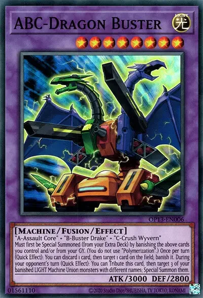10 abc dragon buster ygo card 1 15 Best Machine Monsters in Yu-Gi-Oh! 