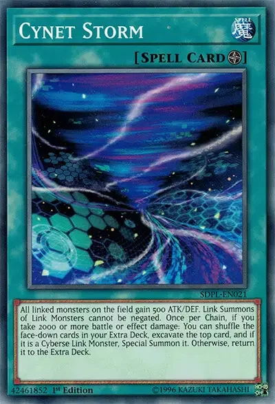 10 cynet storm card yugioh 1 18 Best Field Spell Cards in Yu-Gi-Oh!