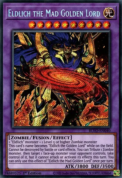 10 eldlich the mad golden lord ygo card 1 21 Best Super Polymerization Targets in Yu-Gi-Oh!