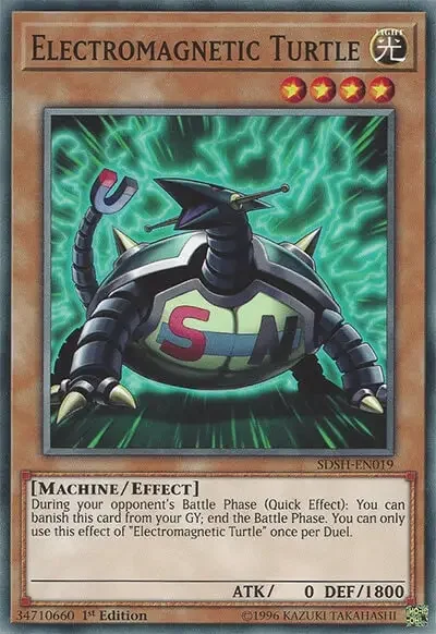10 electromagnetic turtle card 1 18 Best Yu-Gi-Oh Cards That Stop Attacks