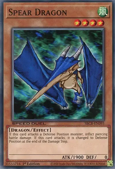 10 spear dragon yugioh card 18 Best Cards in Seto Kaiba’s Deck in Yu-Gi-Oh!