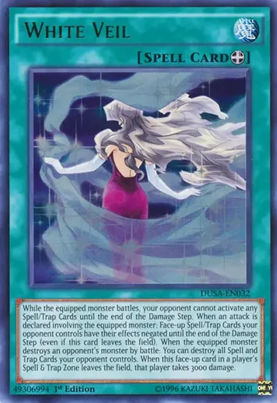 10 white veil yu gi oh card 1 18 Best Equip Spell Cards in Yu-Gi-Oh!