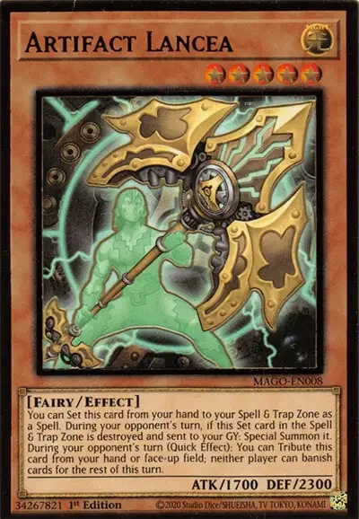 11 artifact lancea card yugioh 1 25 Best Hand Traps Cards in Yu-Gi-Oh!