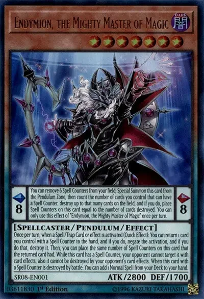 11 endymion the mighty master of magic card 1 18 Best Pendulum Monsters in Yu-Gi-Oh!