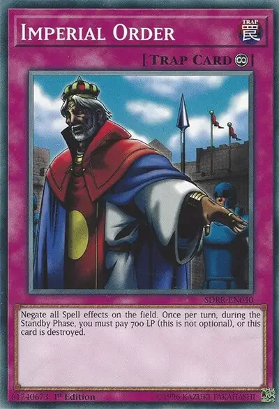 11 imperial order ygo card 1 21 Best Trap Cards in Yu-Gi-Oh!