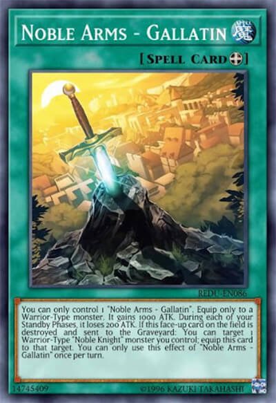 11 noble arms gallatin yugioh card 1 21 Yu-Gi-Oh! Cards With The Best & Coolest Art