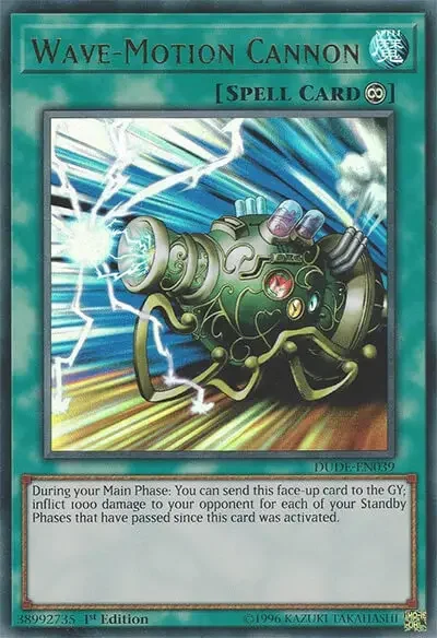 11 wave motion cannon ygo card 1 18 Best Continuous Spell Cards in Yu-Gi-Oh!