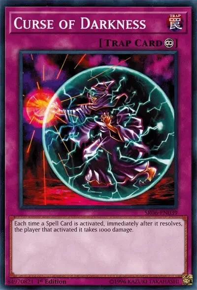 12 curse of darkness ygo card 1 18 Best Continuous Trap Cards in Yu-Gi-Oh!