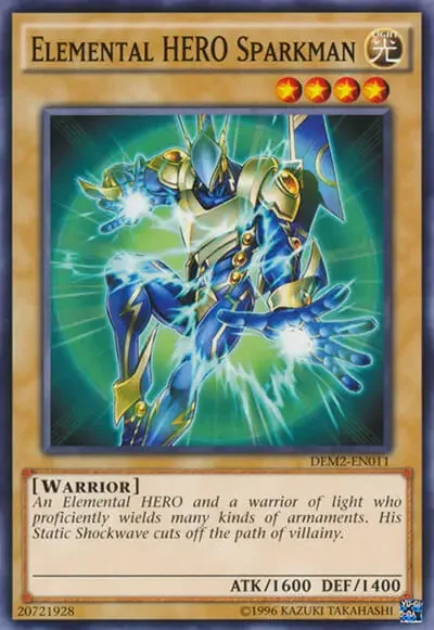12 elemental hero sparkman card 1 21 Yu-Gi-Oh! Cards With The Best & Coolest Art