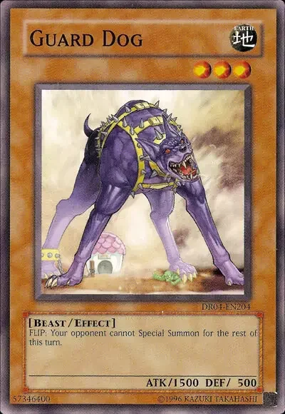 12 guard dog ygo card 1 18 Best Flip Effect Monsters in Yu-Gi-Oh!