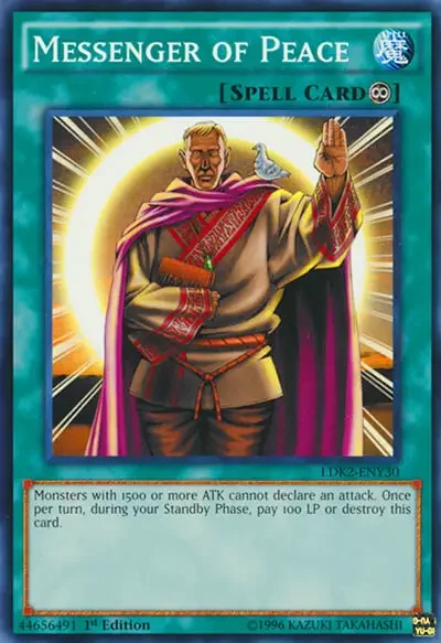 12 messenger of peace yugioh card 1 18 Best Yu-Gi-Oh Cards That Stop Attacks
