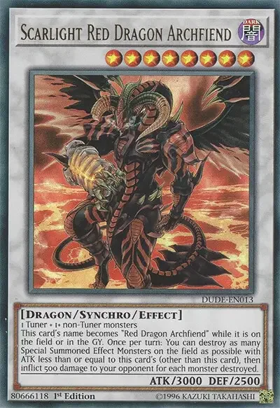 12 scarlight red dragon archfiend ygo card 1 21 Best Extra Deck Staples in Yu-Gi-Oh!