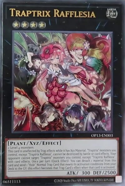 12 traptrix rafflesia yugioh card 1 35 Most Iconic Female Cards in Yu-Gi-Oh!