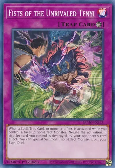 13 fists of the unrivalled tenyi ygo card 1 18 Best Cards for Blue-Eyes Deck in Yu-Gi-Oh!