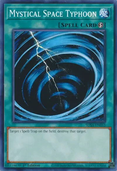 14 mystical space typhoon ygo card 1 21 Yu-Gi-Oh! Cards With The Best & Coolest Art