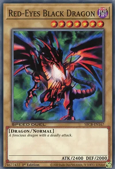 14 red eyes black dragon card 1 25 Most Nostalgic Cards Yu-Gi-Oh!