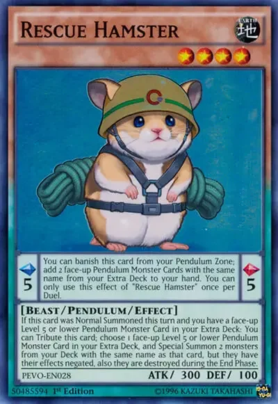 14 rescue hamster ygo card 1 18 Best Pendulum Monsters in Yu-Gi-Oh!