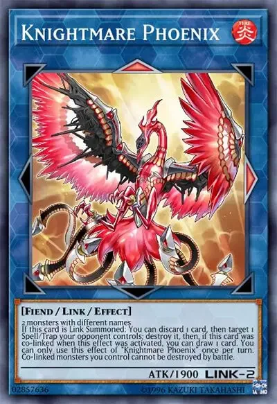 15 knightmare phoenix ygo card 1 21 Best Extra Deck Staples in Yu-Gi-Oh!