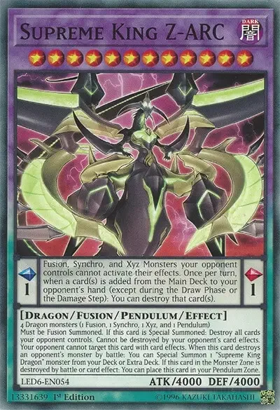 15 supreme king z arc ygo card 1 18 Best Fusion Monsters in All Of Yu-Gi-Oh!