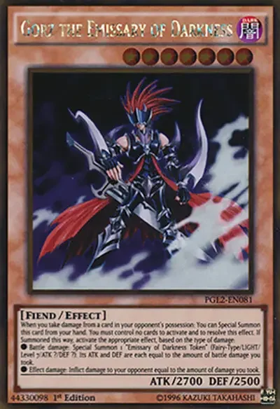 16 gorz the emissary of darkness card 1 25 Most Nostalgic Cards Yu-Gi-Oh!