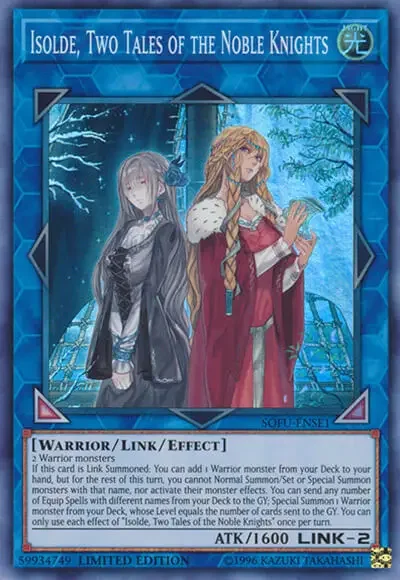 18 isolde two tales of the noble knights ygo card 1 35 Most Iconic Female Cards in Yu-Gi-Oh!