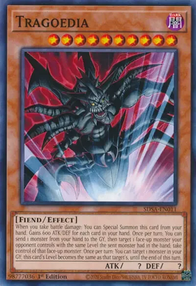 18 tragoedia yugioh card 1 25 Best Hand Traps Cards in Yu-Gi-Oh!