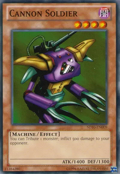 19 cannon soldier ygo card 1 25 Best Burn Cards in Yu-Gi-Oh!