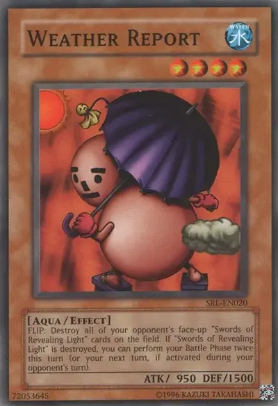 20 weather report yugioh card 23 Most Funniest Cards in Yu-Gi-Oh!