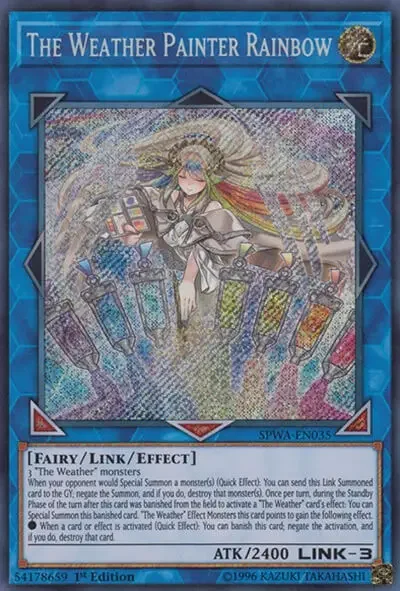 25 the weather painter rainbow ygo card 1 35 Most Iconic Female Cards in Yu-Gi-Oh!