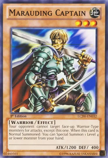 MaraudingCaptain LCJW EN C 1E 18 Best Warrior Monster Cards in Yu-Gi-Oh!