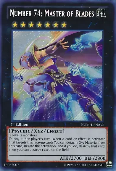 Number74MasterofBlades.png 1 15 Best Psychic Monster Cards in Yu-Gi-Oh!