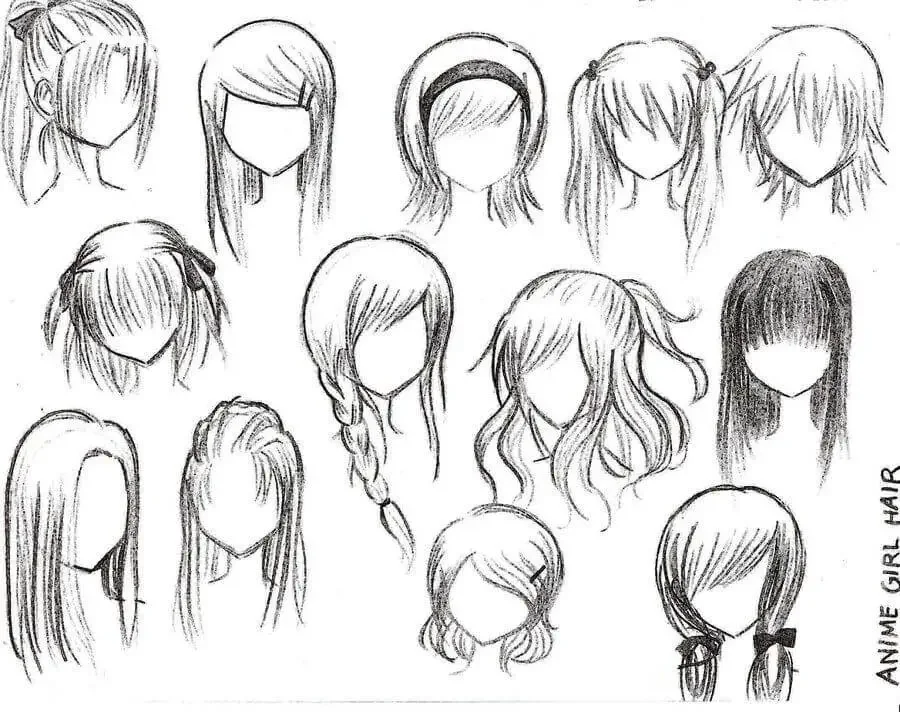 e840d586d1083810c01519894c7a418f 1 How to Draw an Anime Girl Step by Step