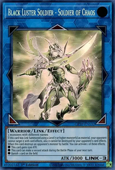 01 black luster soldier soldier of chaos ygo card 12 Best Link 3 Monsters in Yu-Gi-Oh!