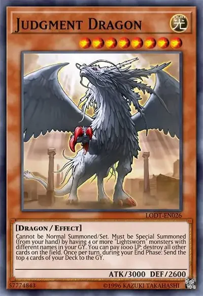 01 judgment dragon yugioh card 17 Best Lightsworn Cards in Yu-Gi-Oh!