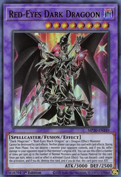 01 red eyes dark dragoon card yugioh 3 1 25 Best Red-Eyes Deck Cards & Support Cards in Yu-Gi-Oh!