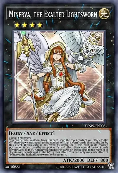 02 minerva the exalted lightsworn card 17 Best Lightsworn Cards in Yu-Gi-Oh!