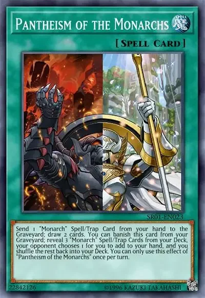 02 pantheism of the monarchs ygo card 18 Best Monarch Cards in Yu-Gi-Oh!
