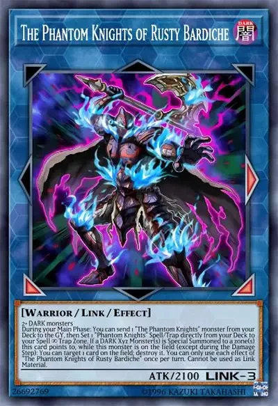 02 the phantom knights of rusty bardiche card 12 Best Link 3 Monsters in Yu-Gi-Oh!