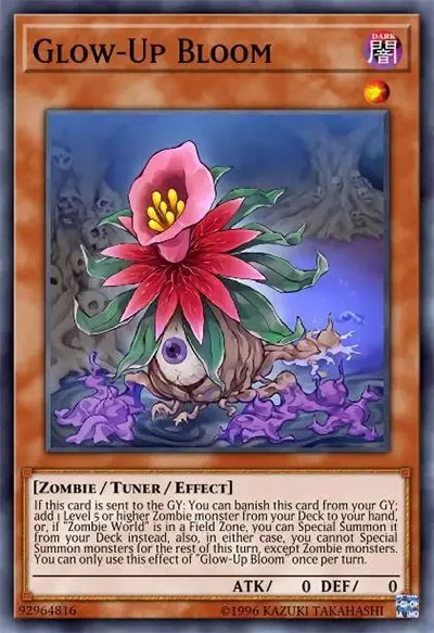 03 glow up bloom card yugioh 18 Best Zombie Cards in Yu-Gi-Oh!