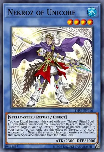 03 nekroz of unicore card yugioh 18 Best Ritual Monsters In Yu-Gi-Oh!