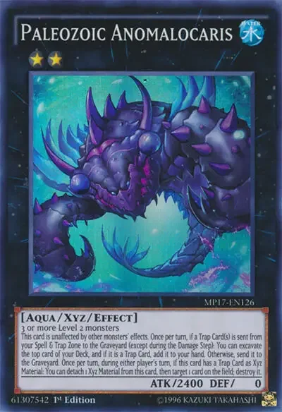 04 paleozoic anomalocaris card yugioh 1 18 Best Aqua Monsters For A Water Deck in Yu-Gi-Oh!