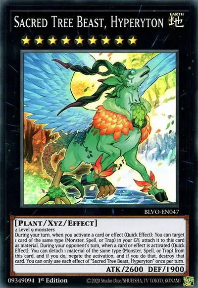 04 sacred tree beast hyperyton card yugioh 8 Best Rank 9 XYZ Monsters in Yu-Gi-Oh!