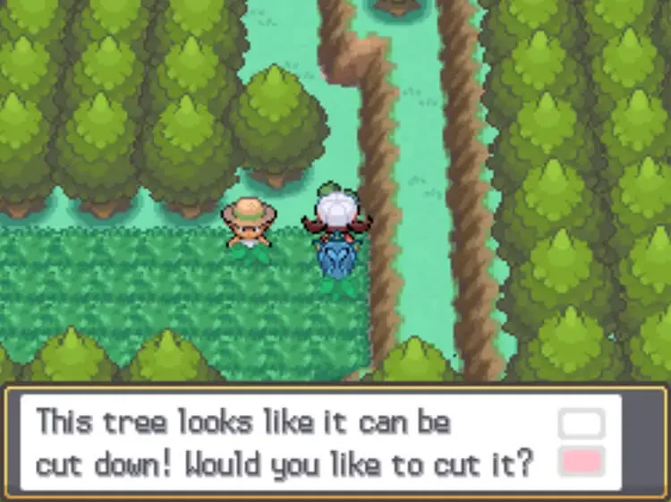 05 hgss cut able tree 1 How To Get Fire Stones in Pokémon HGSS