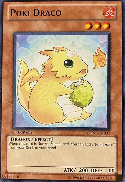 06 poki draco card yugioh 22 Most Cutest & Adorable Cards in Yu-Gi-Oh!