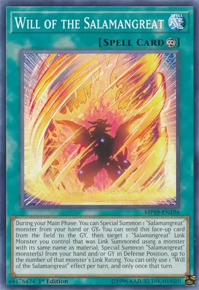 06 will of the salamangreat yugioh card 17 Best Salamangreat Cards in Yu-Gi-Oh! Deck