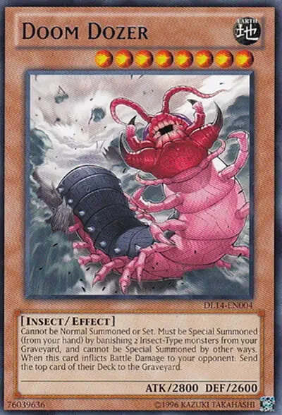 07 doom dozer card yugioh 1 18 Best Insect Type Monsters in Yu-Gi-Oh!