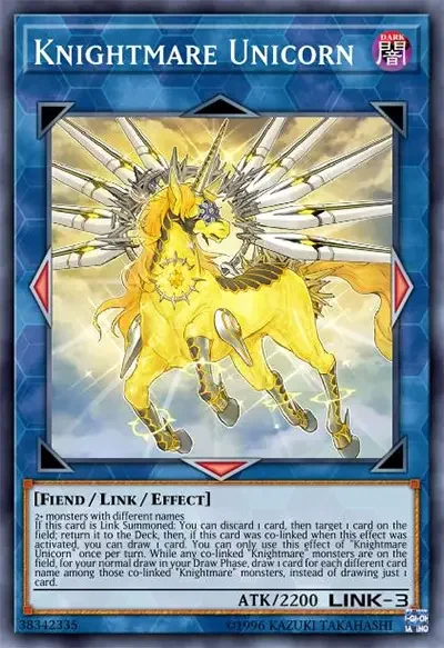 07 knightmare unicorn ygo card 12 Best Link 3 Monsters in Yu-Gi-Oh!